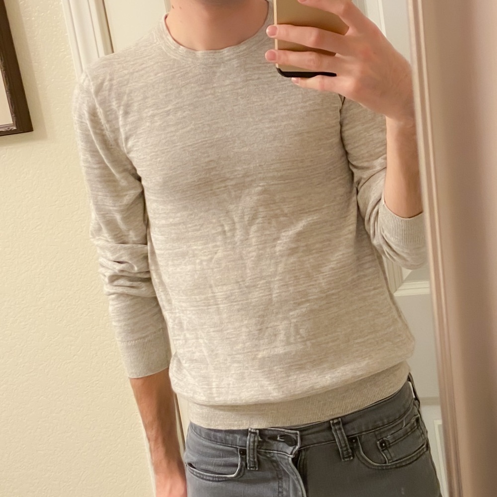 H&M grey heathered sweater